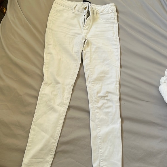 American Eagle white skinny jean/jeggings - Picture 1 of 4